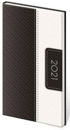 Diary 2021 weekly pocket Erie - black / white - Planner