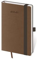 Diary 2021 weekly pocket Flexies - brown - Planner