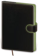 Diary 2021 weekly pocket Flip - black / green - Planner