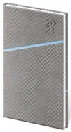 Diary 2021 weekly pocket Grife - gray / blue - Planner
