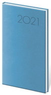 Diary 2021 weekly pocket Print - light blue - Planner