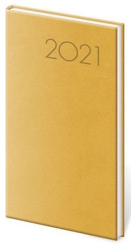Diary 2021 Weekly Pocket Print - Yellow - Planner - Main image