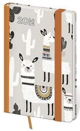 Diary 2021 weekly pocket Vario - Lama with rubber band - Planner