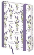 Diary 2021 weekly pocket Vario - Lavender with rubber band - Planner