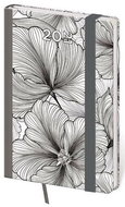Diary 2021 weekly pocket Vario - Leaves with rubber band - Planner