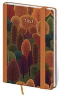 Diary 2021 weekly pocket Vario - Trees with rubber band - Planner