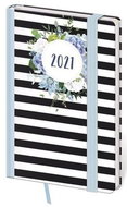 Diary 2021 weekly pocket Vario - Vintage with rubber band - Planner