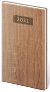Diary 2021 weekly pocket Wood - light brown - Planner