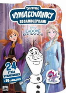 Shaped colouring book with stickers Ice Kingdom II - Colouring Book