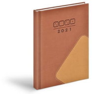 Diary 2021 D801 PU brown / light brown - Planner