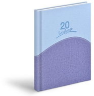Diary 2021 D801 PU light blue / blue - Planner