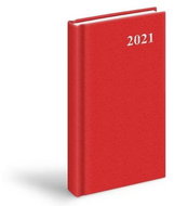 Diary 2021 D802 PVC Red 90x170 mm - Planner