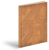 Diary 2021 T805 PU brown - Planner