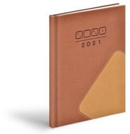 Diary 2021 T805 PU brown / light brown - Planner