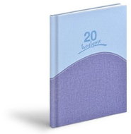 Diary 2021 T805 PU light blue / blue - Planner