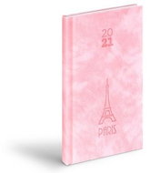 Diary 2021 T806 PU pink 90x170 mm - Planner