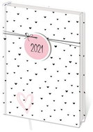 Diary 2021 A5 LYRA daily L345 Hearts - Planner