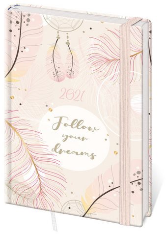 Diary 2021 B6 LYRA weekly with rubber band L401 Dream - Planner - Main image