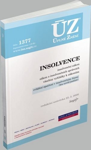 ÚZ 1377 Insolvence: podle stavu k 25. 5. 2020 - Kniha - Main image