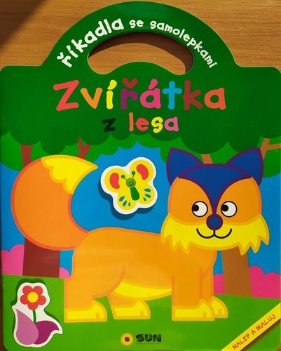 Zvířátka z lesa Říkadla se samolepkami - Kniha - Main image