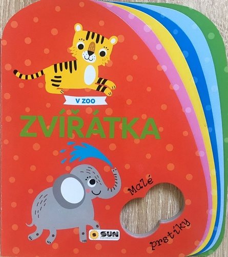 Zvířátka v ZOO Malé prstíky - Kniha - Main image