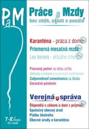 Práca a mzdy 7-8/2020 – Práca z domu počas karantény: Lex korona, Priemerná mesačná mzda a jej dopad - Kniha