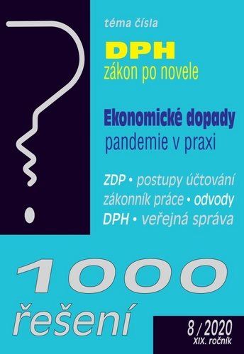 1000 řešení   8/2020 - Kniha - Main image