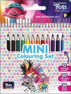 Mini notebook with crayons Trolls 2 - Colouring Book