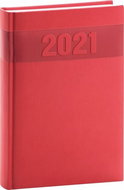 Daily diary Aprint 2021, red - Planner