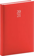 Daily diary Capys 2021, red - Planner
