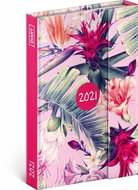 Weekly magnetic diary Tropical leaves 2021 - Planner