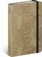Craft Monstera Weekly Diary - Think of me 2021, 11 x 16 cm - Planner