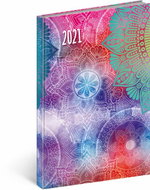 Cambio Fun 2021 Weekly Diary, Mandala, 15 × 21 cm - Planner
