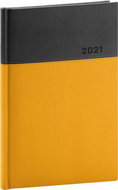 Weekly diary Dado 2021, yellow-black, 15 × 21 cm - Planner