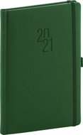 Weekly diary Diamante 2021, green, 15 × 21 cm - Planner