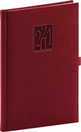 Weekly diary Vivella Classic 2021, burgundy, 15 × 21 cm - Planner