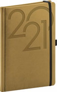 Weekly diary Ajax 2021, gold, 15 × 21 cm - Planner