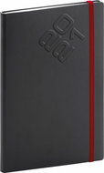 Weekly diary Matra 2021, black-red, 15 × 21 cm - Planner