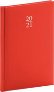 Weekly diary Capys 2021, red, 15 × 21 cm - Planner