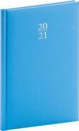 Weekly diary Capys 2021, light blue, 15 × 21 cm - Planner