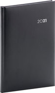 Weekly diary Balacron 2021, black, 15 × 21 cm - Planner