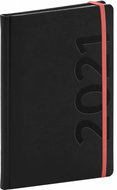 Weekly diary Avilla 2021, black-orange, 15x 21 cm - Planner