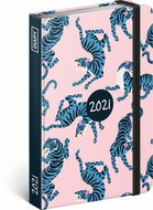 Blue Tiger Weekly Diary 2021, 11 x 16 cm - Planner