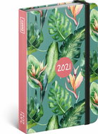 Monstera Weekly Diary 2021, 11 x 16 cm - Planner