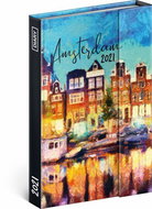 Weekly magnetic diary Amsterdam 2021, 11 x 16 cm - Planner