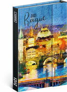 Weekly magnetic diary Prague 2021, 11 x 16 cm - Planner
