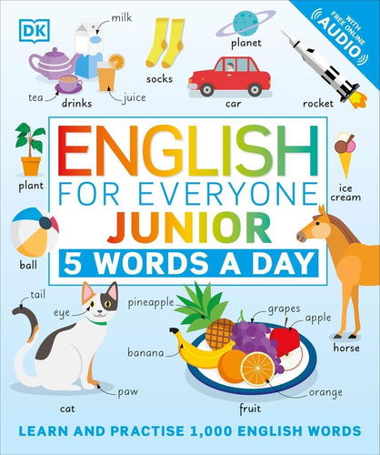 English for Everyone Junior: 5 Words a Day - Kniha - Hlavní obrázek