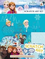 Vyškrabávací set Ledové království - Kniha