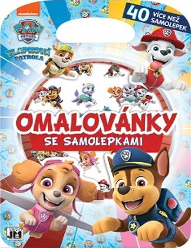 Omalovánky se samolepkami Tlapková patrola  - Omalovánky - Hlavní obrázek