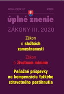 Aktualizácia III/7 2020 – Zákon o službách zamestnanosti: Životné minimum a príspevky k ťažkému zdra - Kniha